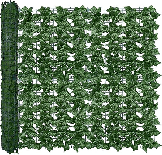 ODTORY Artificial Ivy Privacy Fence Wall Screen, 40X120 in UV-Anti Faux by ODTORYHOME
