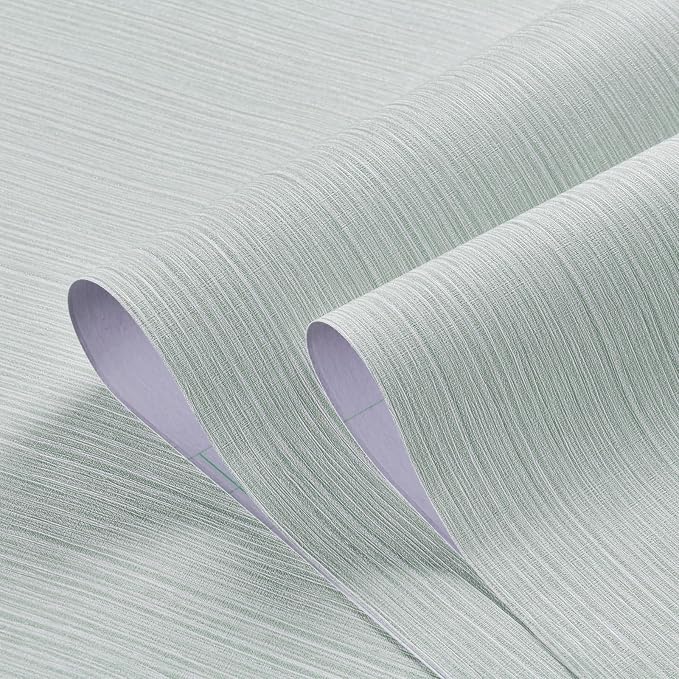 Haimin Grasscloth Wallpaper Textured 24in X 393in Fabric Contact Paper Textured - Image 4