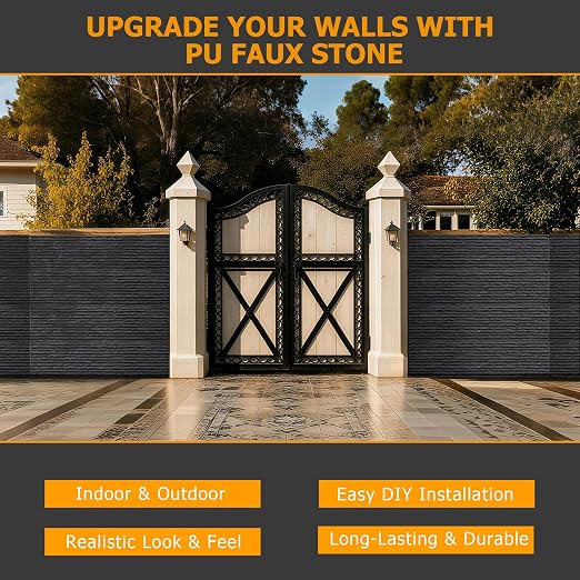 ROOMTEC 6-Packs Faux Stone Wall Covering Panels - Image 7
