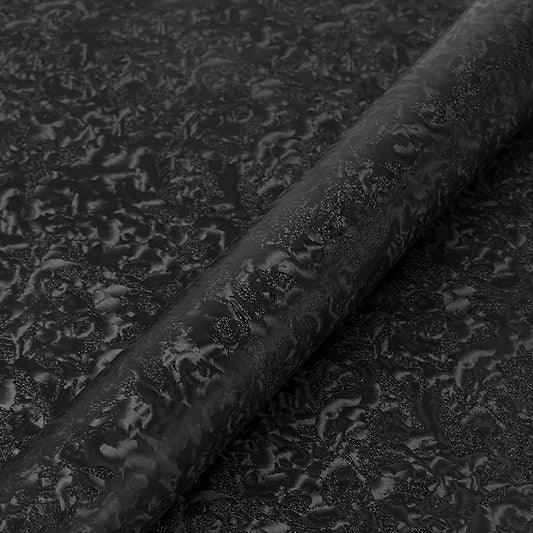 Abyssaly Black Textured Wallpaper Peel and Stick by Abyssaly