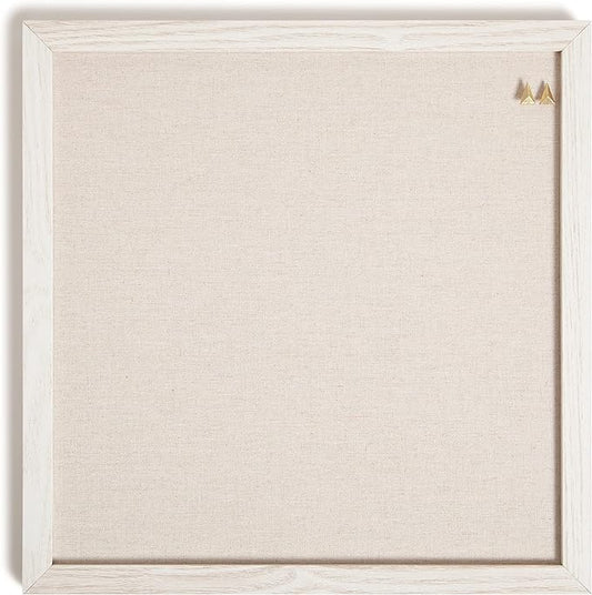 U Brands Rustic Linen Bulletin Board, Industrial Grade Pinning Surface by UBrands