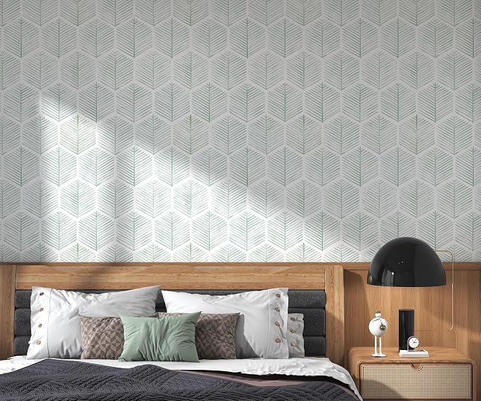 Modern Peel and Stick Wallpaper 17.3''×118'' Geometric Wallpaper Boho Contact - Image 6