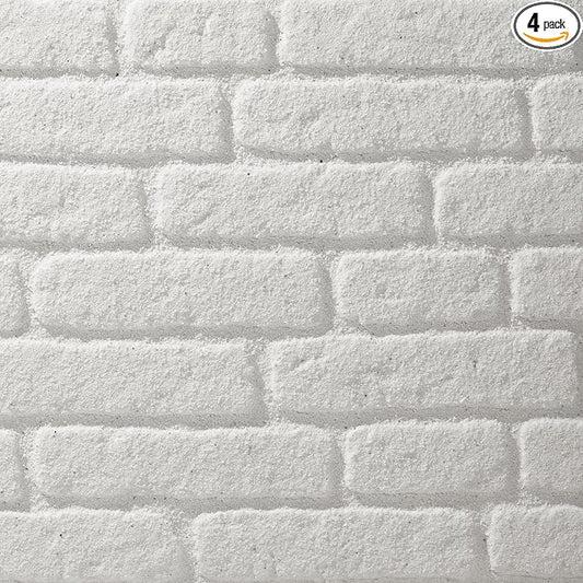 Wall!Supply 3D Wall Panels – Faux Brick, Covers 25.84 Sq Ft by WallSupply