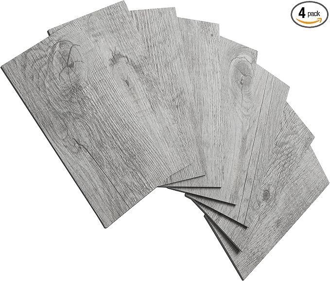 AULIGET Peel and Stick Backsplash PVC Tile, 4 Pieces by AULIGET