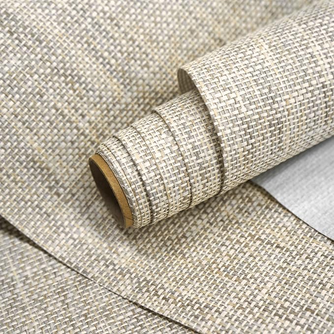 Ansehan Grasscloth Textured Wallcovering W712 Terraces Collection 36" W x 8 by Ansehan