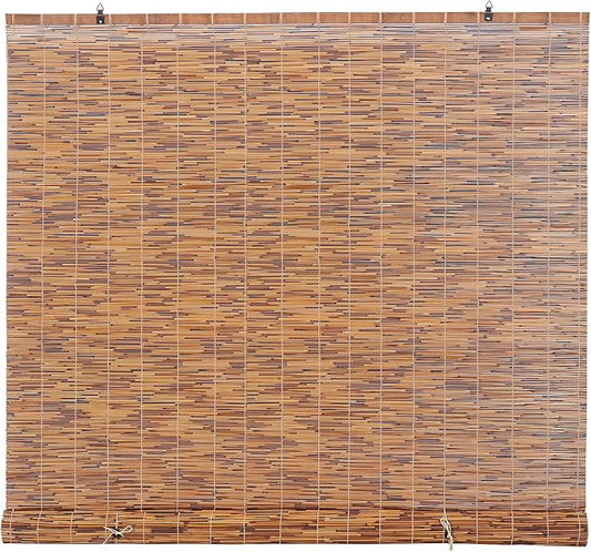 Forever Bamboo Light-Filtering Cord-Free Bamboo Reed Roll-Up Blind Shades by FOREVERBAMBOO