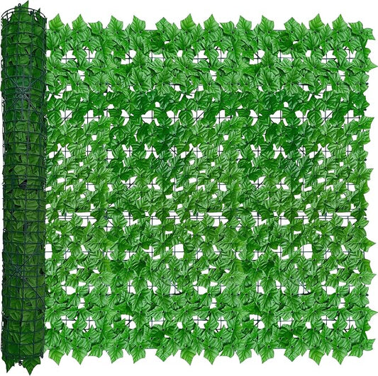 ODTORY Artificial Ivy Privacy Fence Wall Screen: 48X120 in UV-Anti Faux by ODTORYHOME