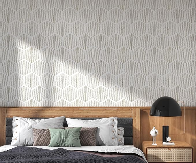 Modern Peel and Stick Wallpaper 17.3''×276'' Self Adhesive Wallpaper Boho - Image 6