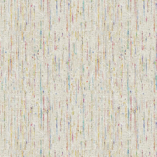 JiffDiff Woven Wallpaper Peel and Stick 17.3" x 120" Colorful Paint Grasscloth by wallpaper