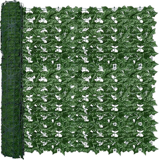 ODTORY Artificial Fence Privacy Screen: 4FT x 20FT UV-Anti Faux Greenery by ODTORYHOME