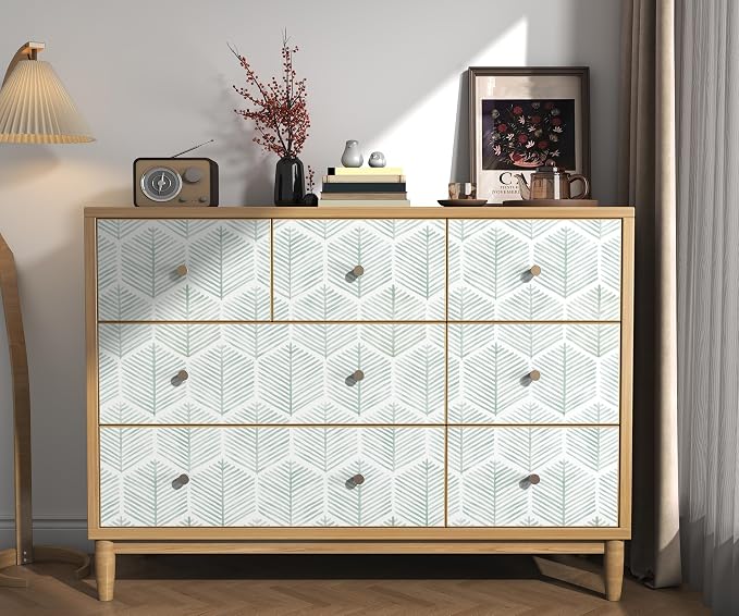 Modern Peel and Stick Wallpaper 17.3''×78.8'' Geometric Wallpaper Boho Contact - Image 5