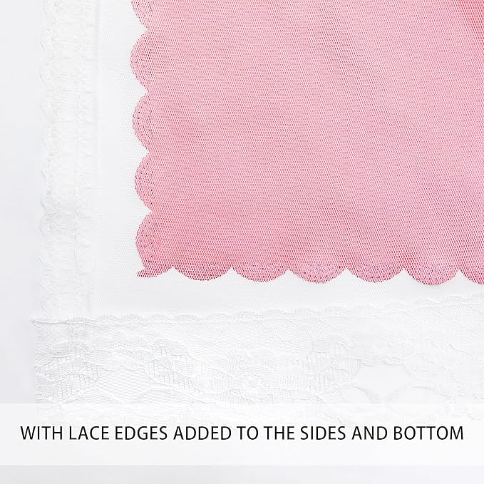 XiDi Pink Curtains for Bedroom Decor, Girls Room Blackout Curtains, Kids Room - Image 4
