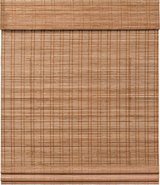 LazBlinds Cordless Bamboo Roman Shades, Light Filtering Window Treatment by LazBlinds