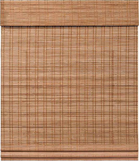 LazBlinds Cordless Bamboo Roman Shades, Light Filtering Window Treatment by LazBlinds
