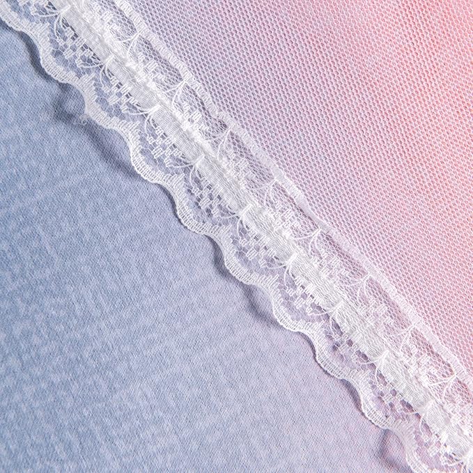 XiDi Curtains for Bedroom Decor, Rainbow GreyPinkPu-34-54 - Image 7