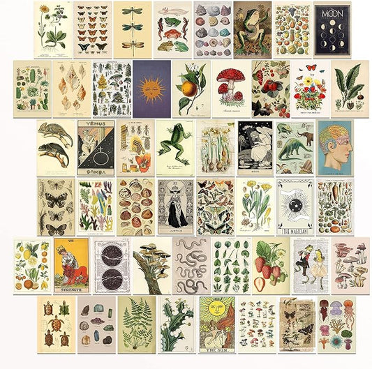 Vintage Room Bedroom Wall Dorm Posters Pictures by woonkit
