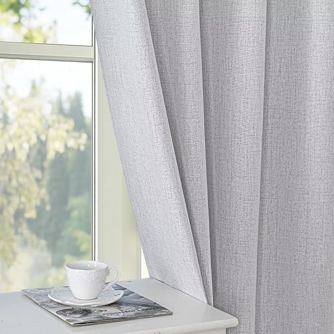 IGEMAEVE 100% Blackout Curtains 108 Inches Long - Image 6