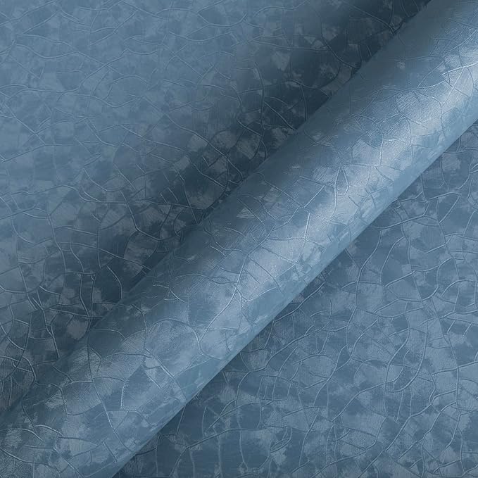 Abyssaly Blue Peel and Stick Wallpaper by Abyssaly