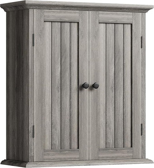 ChooChoo Bathroom Wall Cabinet, Over The Toilet Space Saver Storage Cabinet by ChooChoo