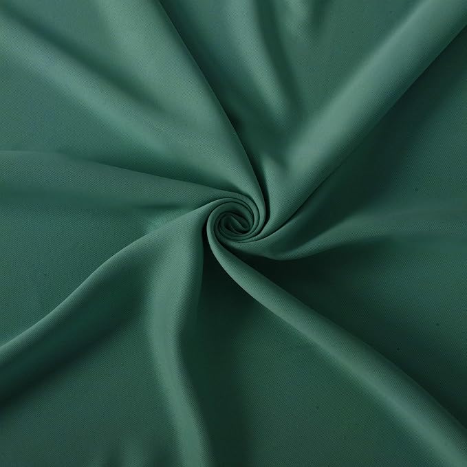 LEMOMO Green Blackout Curtains 34 x 63 Inch Length/Set of 2 Curtain - Image 5