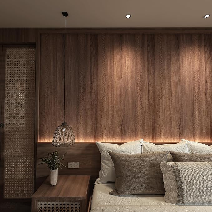 Walnut Wood Contact Papaer for Countertops Waterproof 24x197 inch Wood Peel and - Image 7