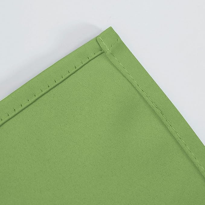 LEMOMO Light Green Blackout Curtains 38 x 54 Inch Length/Set of 2 Curtain - Image 8