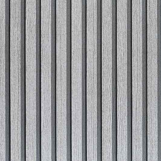 Gray Wood Slat Wallpaper by LOVADA