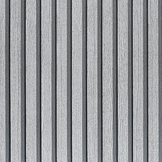 Gray Wood Slat Wallpaper by LOVADA