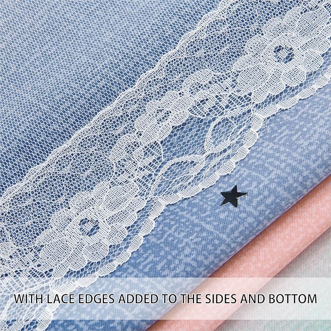 XiDi Pink Grey 84 inchs Long Curtains - Image 6
