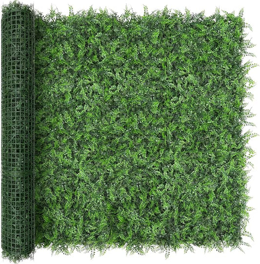 Artificial Green Wall Panels: 60"x120" Boxwood Hedge Green Wall Decor Backdrop by BHXCL