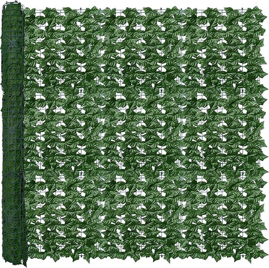 ODTORY Artificial Ivy Privacy Fence Wall Screen, 60X120 in UV-Anti Faux by ODTORYHOME