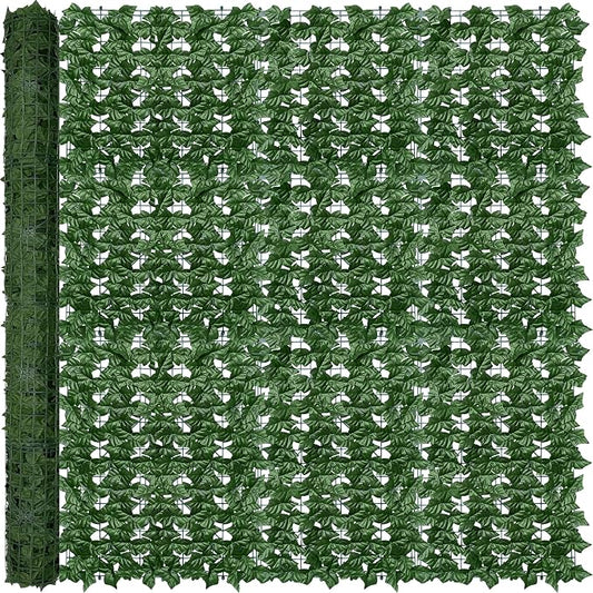 Odtory Artificial Ivy Privacy Fence Wall Screen: 72 x144 in UV-Anti Faux by ODTORYHOME