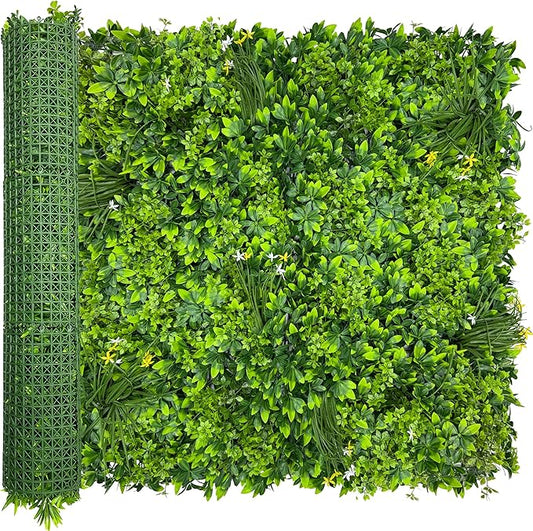 ODTORY Artificial Plant Wall Roll: 40X120 in UV-Anti Ivy Privacy Fence Screen by ODTORYHOME