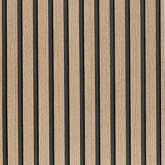 Brown Wood Slat Peel and Stick Wallpaper by LOVADA