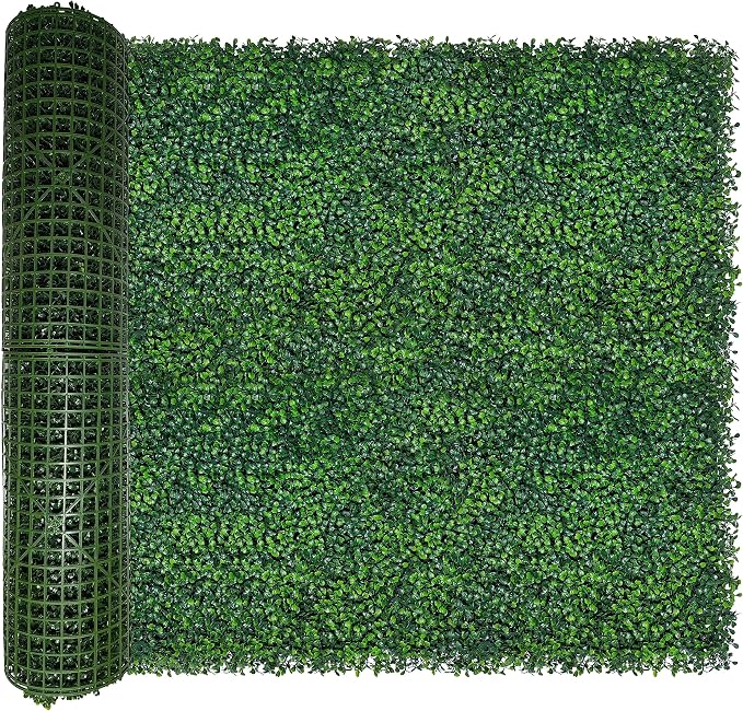 ODTORY Artificial Ivy Privacy Fence Wall Screen, 40X120 in UV-Anti Faux Boxwood by ODTORYHOME