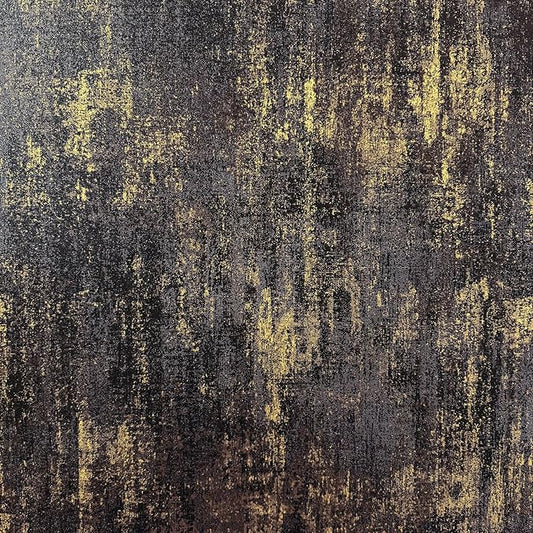 JiffDiff Vintage Metallic Peel and Stick Wallpaper Self Adhesive Industrial by wallpaper