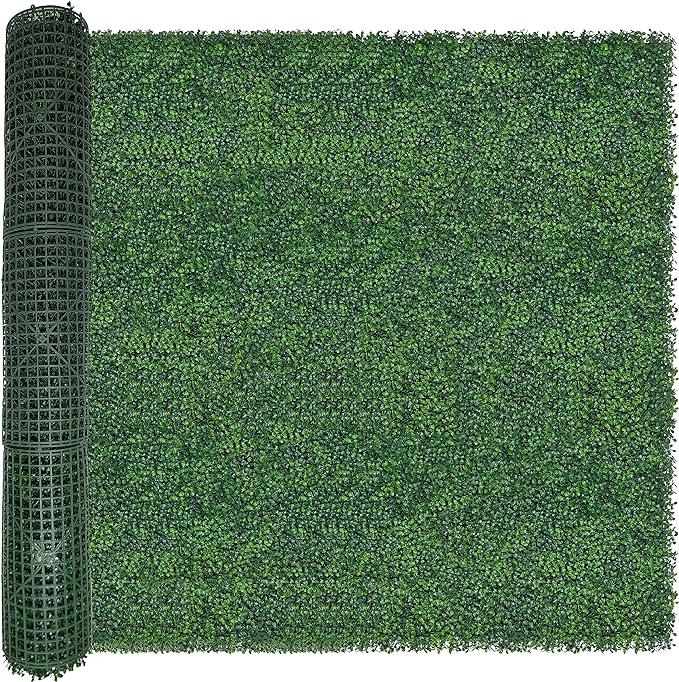 ODTORY Artificial Ivy Privacy Fence Wall Screen: 5FT X10FT UV-Anti Faux Boxwood by ODTORYHOME